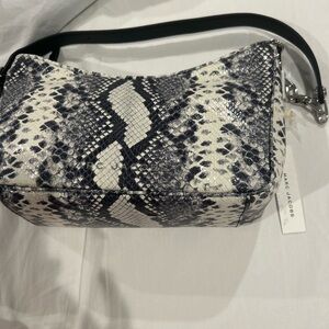Marc Jacobs Monochrome Snake Print Shoulder Bag